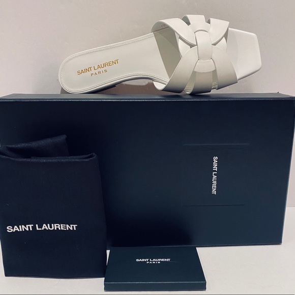Saint Laurent Shoes - SAINT LAURENT NU PIEDS LEATHER SANDALS